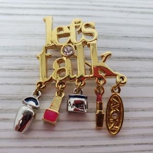 Avon Let's Talk Pin Brooch Sales